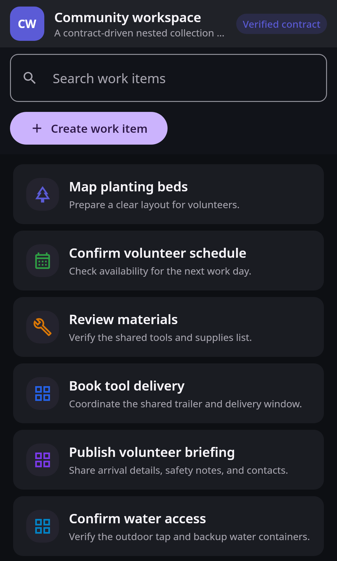 Dynamic apps Nested collection actions: Synthetic visual QA