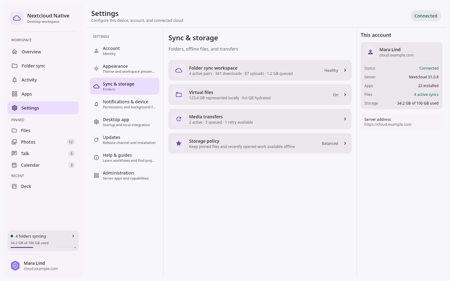 Guides Get started: Device settings